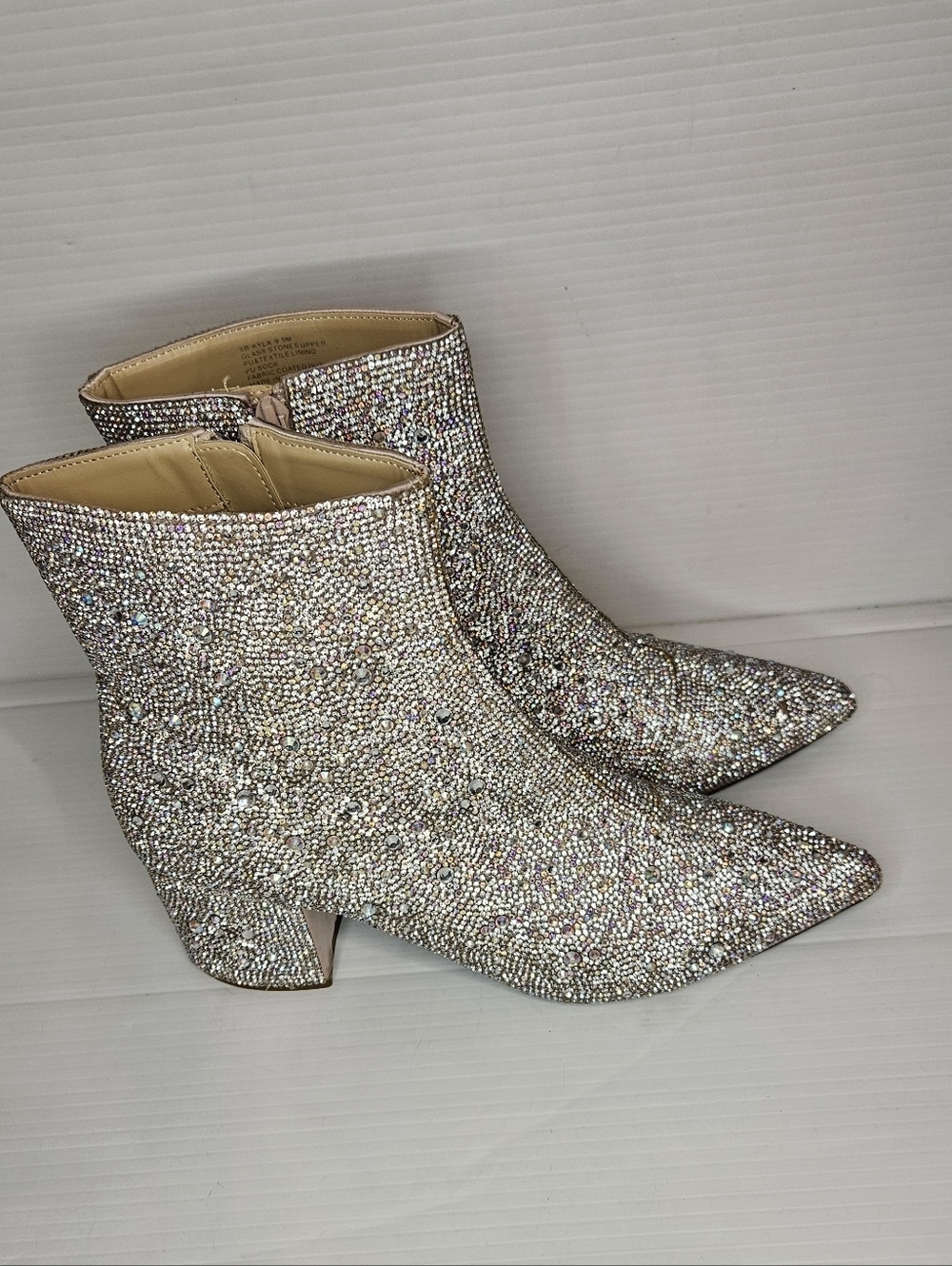 Betsey Johnson Women's Cady Ankle Boot, Rhinestone, 9.6 - Picture 2 of 13